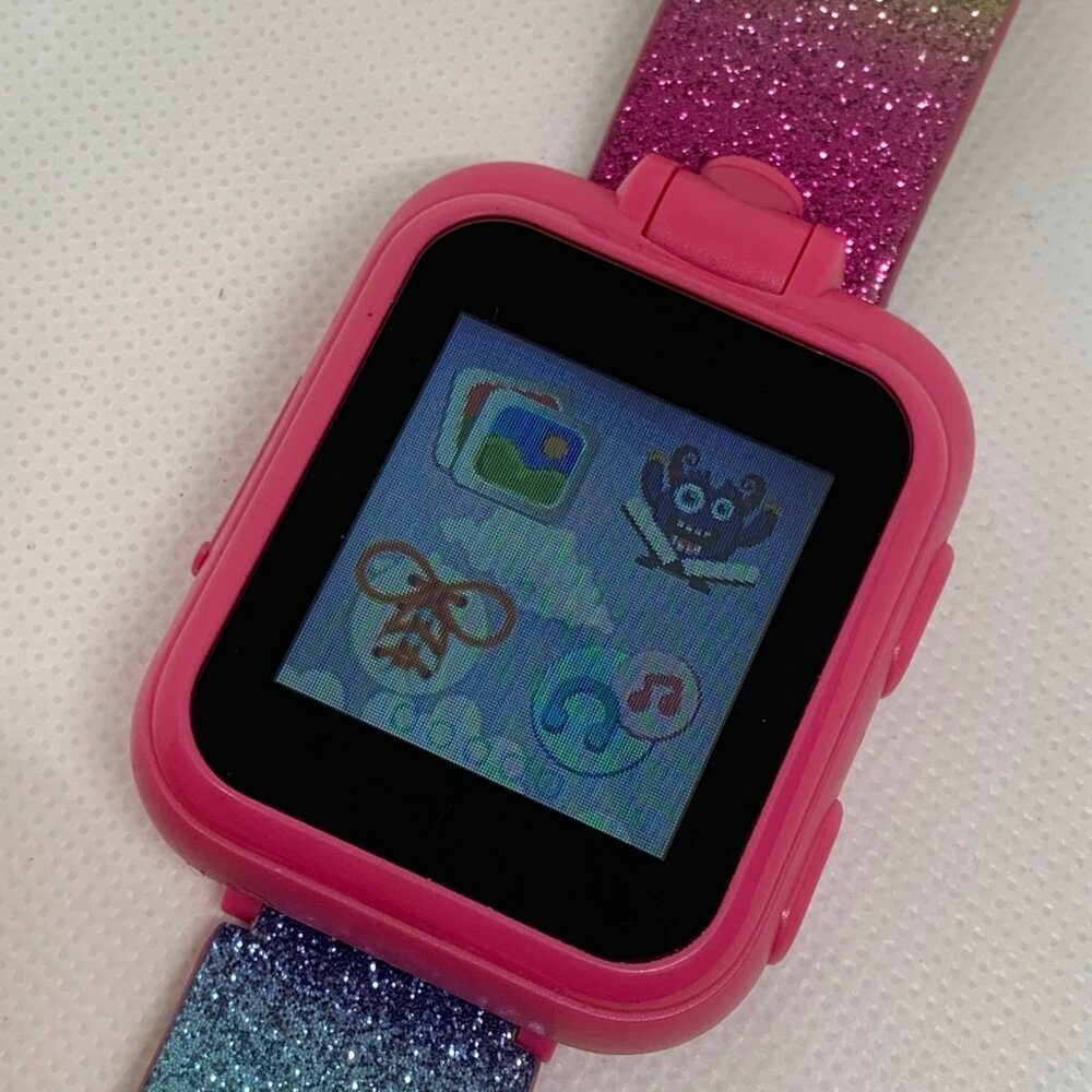 iTech pink tone smart watch colorful band works